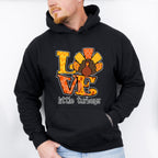 Love Little Turkeys Yellow And Orange - Thanksgiving Unisex Crewneck T-Shirt Sweatshirt Hoodie