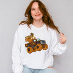 Turkey Monster Truck - Thanksgiving Unisex Crewneck T-Shirt Sweatshirt Hoodie