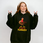 Papa Turkey - Thanksgiving Unisex Crewneck T-Shirt Sweatshirt Hoodie