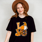 Love Gnome And Pumpkins - Thanksgiving Unisex Crewneck T-Shirt Sweatshirt Hoodie