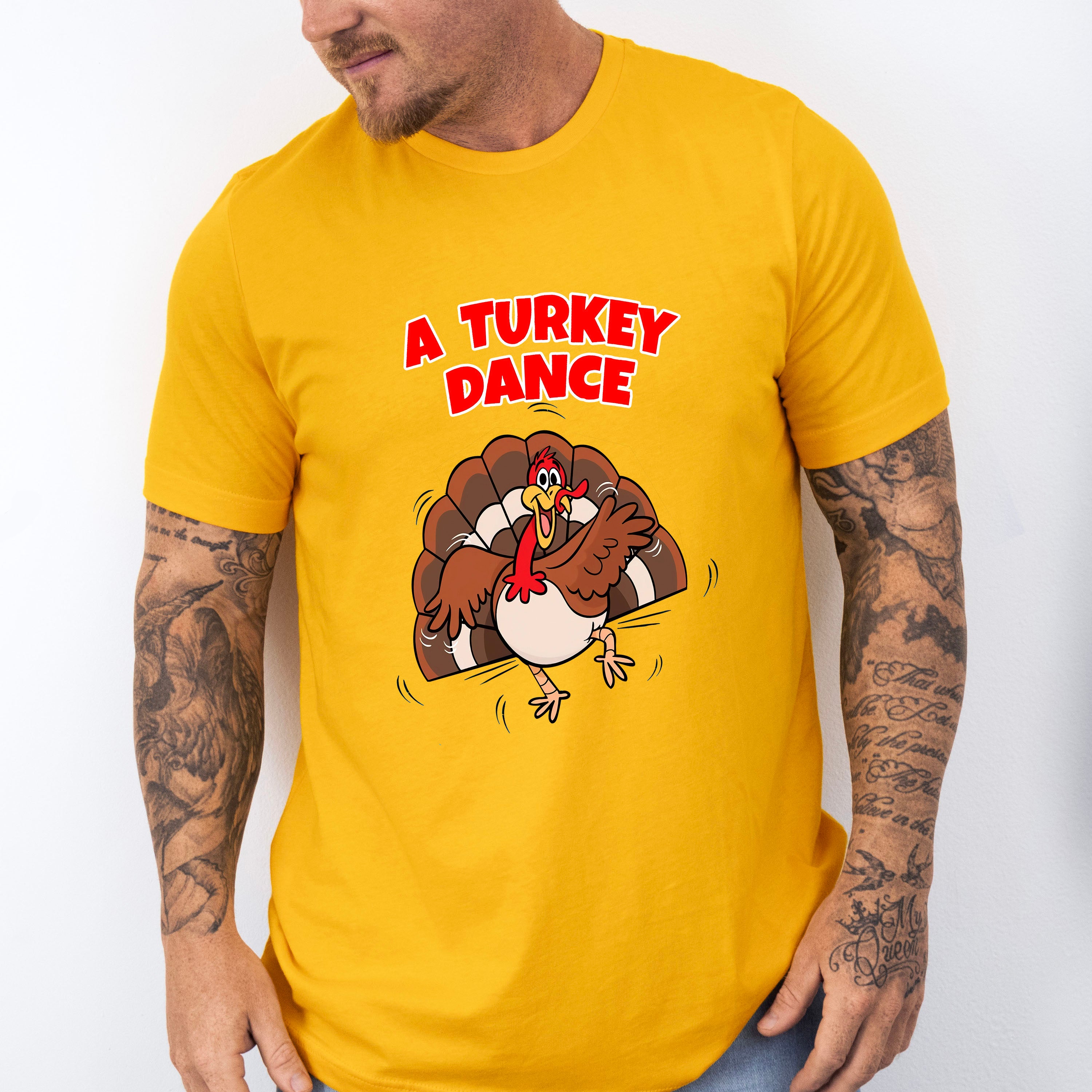 A Turkey Dance - Thanksgiving Unisex Crewneck T-Shirt Sweatshirt Hoodie