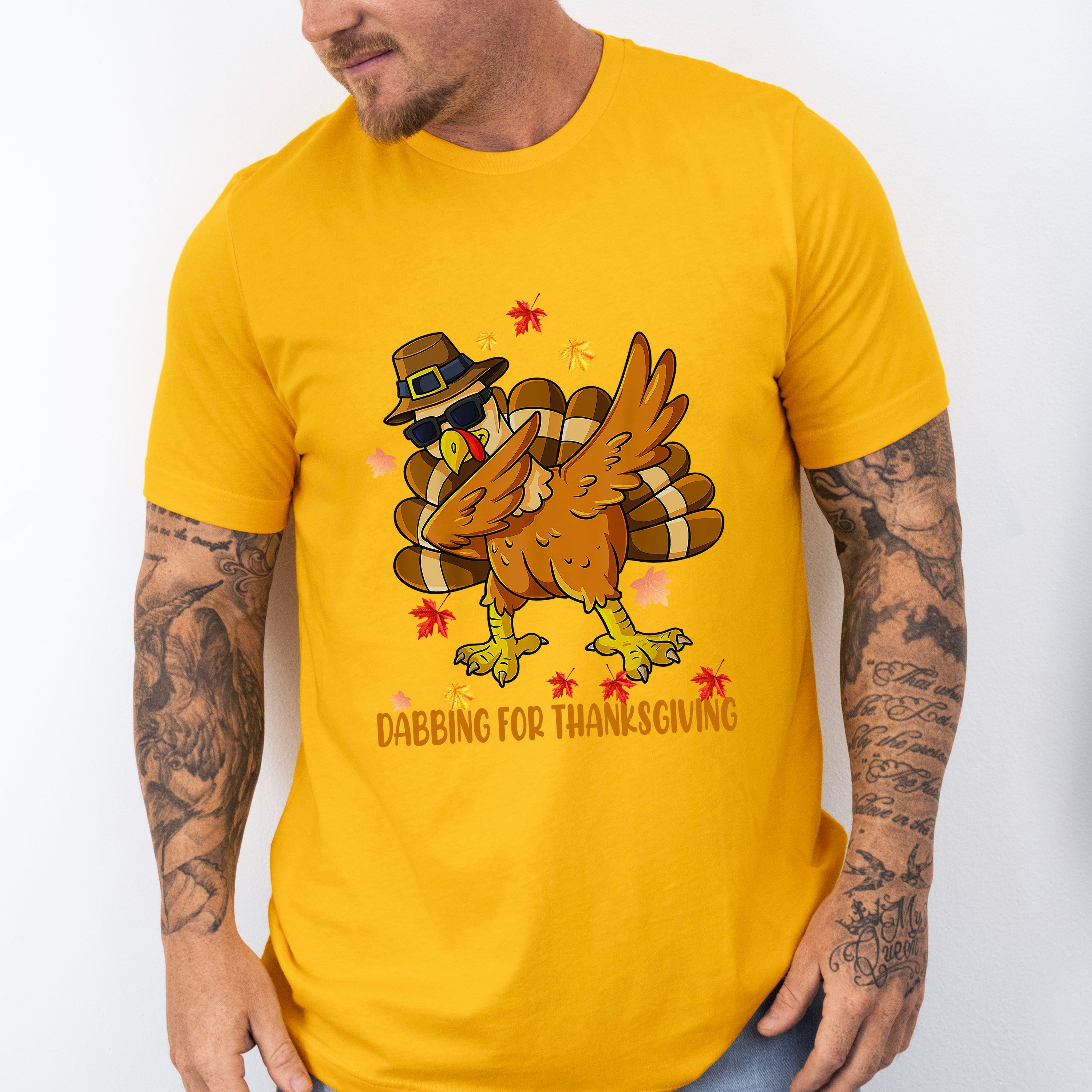 Dabbing For Thanksgiving - Thanksgiving Unisex Crewneck T-Shirt Sweatshirt Hoodie