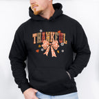 Thankful Orange Ribbon - Thanksgiving Unisex Crewneck T-Shirt Sweatshirt Hoodie