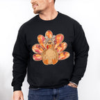 Cute Turkey Design - Thanksgiving Unisex Crewneck T-Shirt Sweatshirt Hoodie