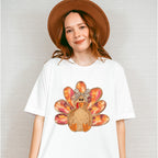 Cute Turkey Design - Thanksgiving Unisex Crewneck T-Shirt Sweatshirt Hoodie