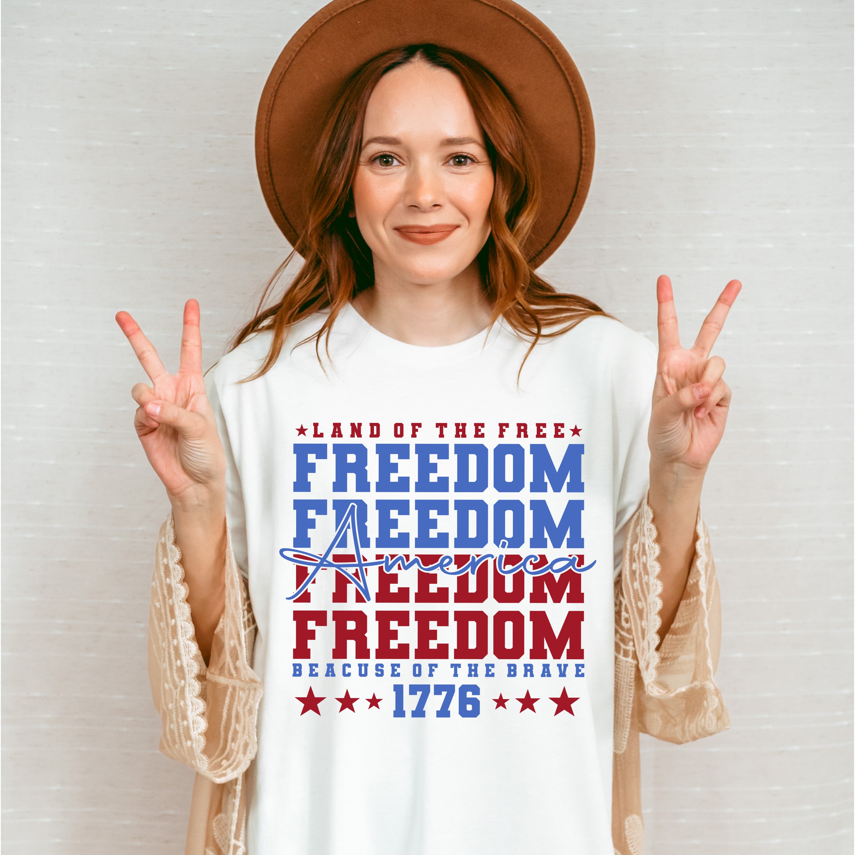America Ribbon 4Th Of July Unisex Crewneck T-Shirt Sweatshirt Hoodie