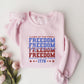 Land Of The Free Because Of The Brave - 4th Of July Unisex Crewneck T-Shirt Sweatshirt Hoodie