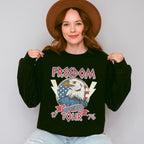 America Ribbon 4Th Of July Unisex Crewneck T-Shirt Sweatshirt Hoodie