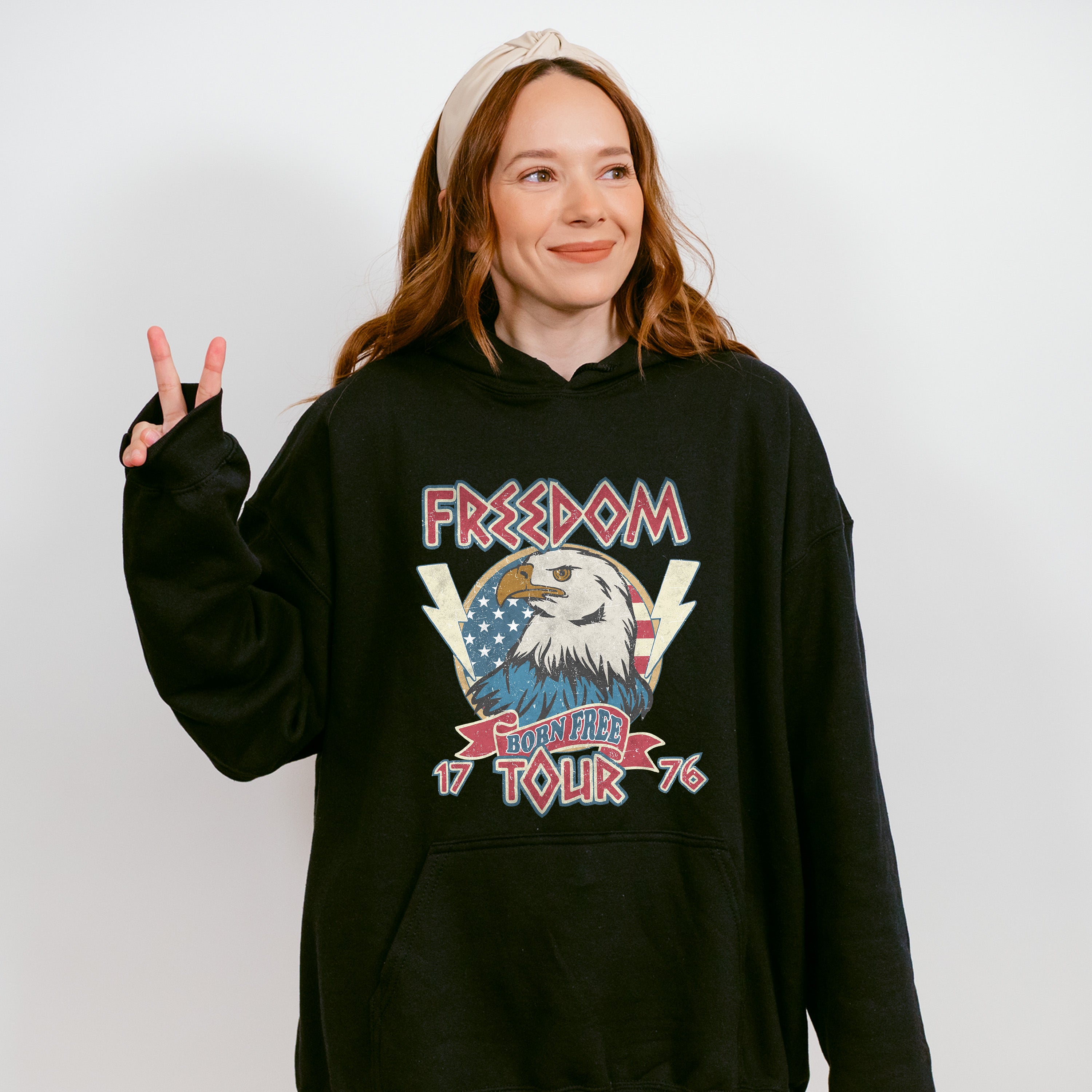 Freedom Born Free Tour - 4th Of July Unisex Crewneck T-Shirt Sweatshirt Hoodie