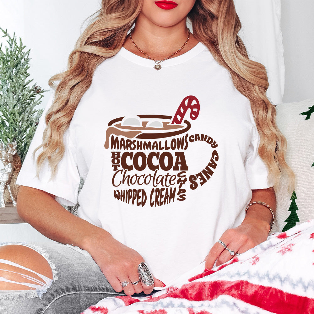 Christmas Drink Brown Design - Christmas Unisex Crewneck T-Shirt Sweatshirt Hoodie