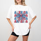 America Ribbon 4Th Of July Unisex Crewneck T-Shirt Sweatshirt Hoodie