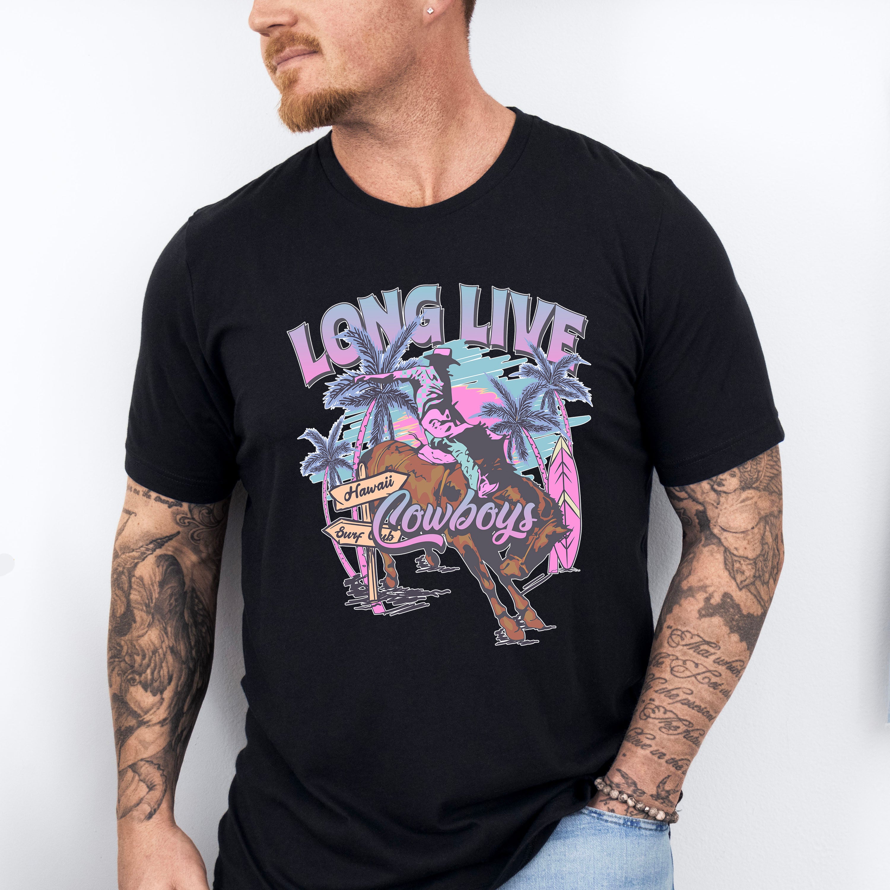 Long Live Cowboys - Western Unisex Crewneck T-Shirt Sweatshirt Hoodie