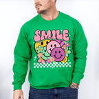 Smile Colorful Smileys - Good Vibes Unisex Crewneck T-Shirt Sweatshirt Hoodie