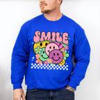 Smile Colorful Smileys - Good Vibes Unisex Crewneck T-Shirt Sweatshirt Hoodie