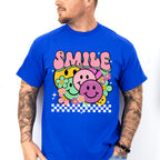Smile Colorful Smileys - Good Vibes Unisex Crewneck T-Shirt Sweatshirt Hoodie