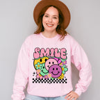 Smile Colorful Smileys - Good Vibes Unisex Crewneck T-Shirt Sweatshirt Hoodie