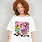 Smile Colorful Smileys - Good Vibes Unisex Crewneck T-Shirt Sweatshirt Hoodie