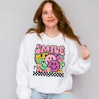 Smile Colorful Smileys - Good Vibes Unisex Crewneck T-Shirt Sweatshirt Hoodie