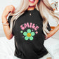 Smile Colorful Flower Design - Good Vibes Unisex Crewneck T-Shirt Sweatshirt Hoodie