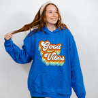 Good Vibes Colorful Design - Good Vibes Unisex Crewneck T-Shirt Sweatshirt Hoodie