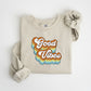 Good Vibes Colorful Design - Good Vibes Unisex Crewneck T-Shirt Sweatshirt Hoodie