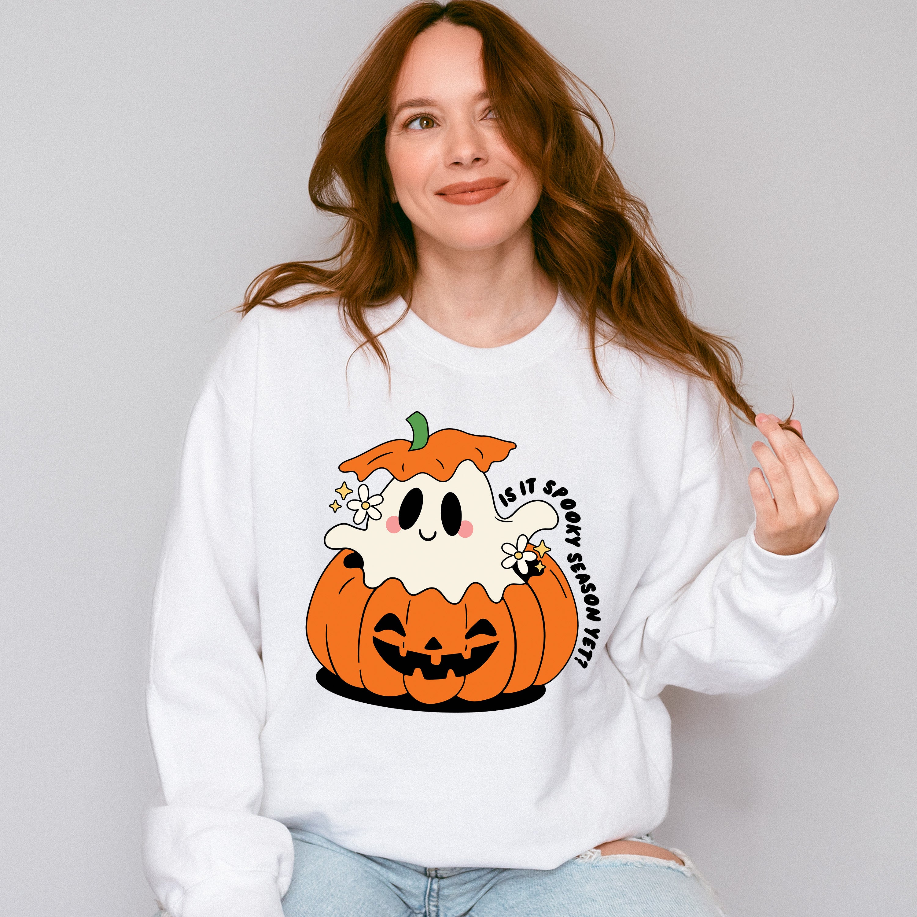 Is It Spooky Season Yet - Halloween Unisex Crewneck T-Shirt Sweatshirt Hoodie