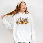 Ghost Cats With Pumpkins - Halloween Unisex Crewneck T-Shirt Sweatshirt Hoodie