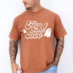 Hey Boo Design - Halloween Unisex Crewneck T-Shirt Sweatshirt Hoodie