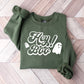 Hey Boo Design - Halloween Unisex Crewneck T-Shirt Sweatshirt Hoodie