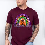 Halloween Vibes Pumpkin Rainbow - Halloween Unisex Crewneck T-Shirt Sweatshirt Hoodie
