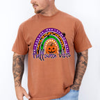 Halloween Vibes Pumpkin Rainbow - Halloween Unisex Crewneck T-Shirt Sweatshirt Hoodie