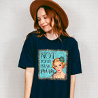 Not Your Basic Mom Vintage Design - Mom Unisex Crewneck T-Shirt Sweatshirt Hoodie