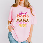 Loved Mama Colorful Design - Mom Unisex Crewneck T-Shirt Sweatshirt Hoodie