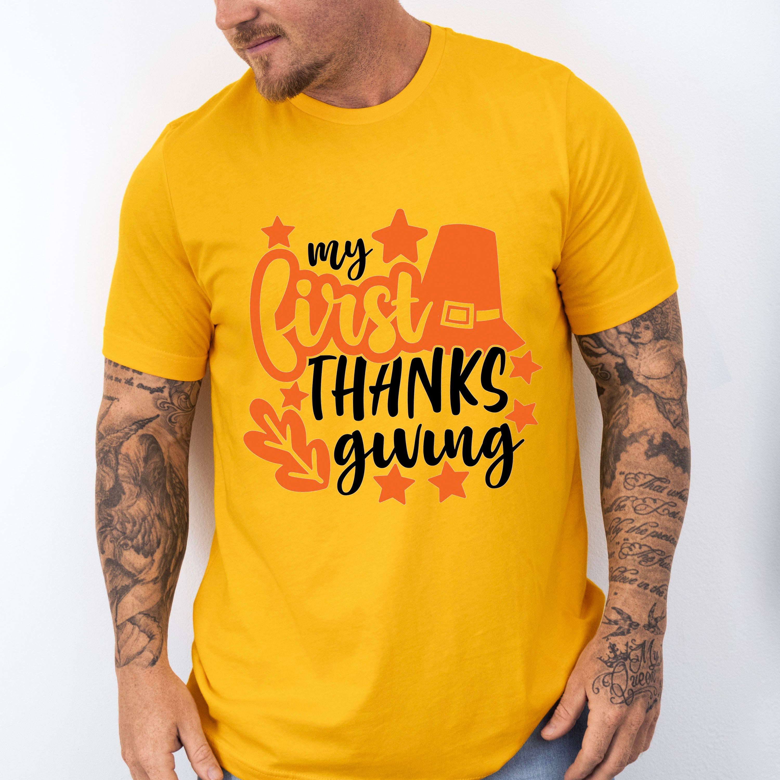 My First Thanksgiving - Thanksgiving Unisex Crewneck T-Shirt Sweatshirt Hoodie