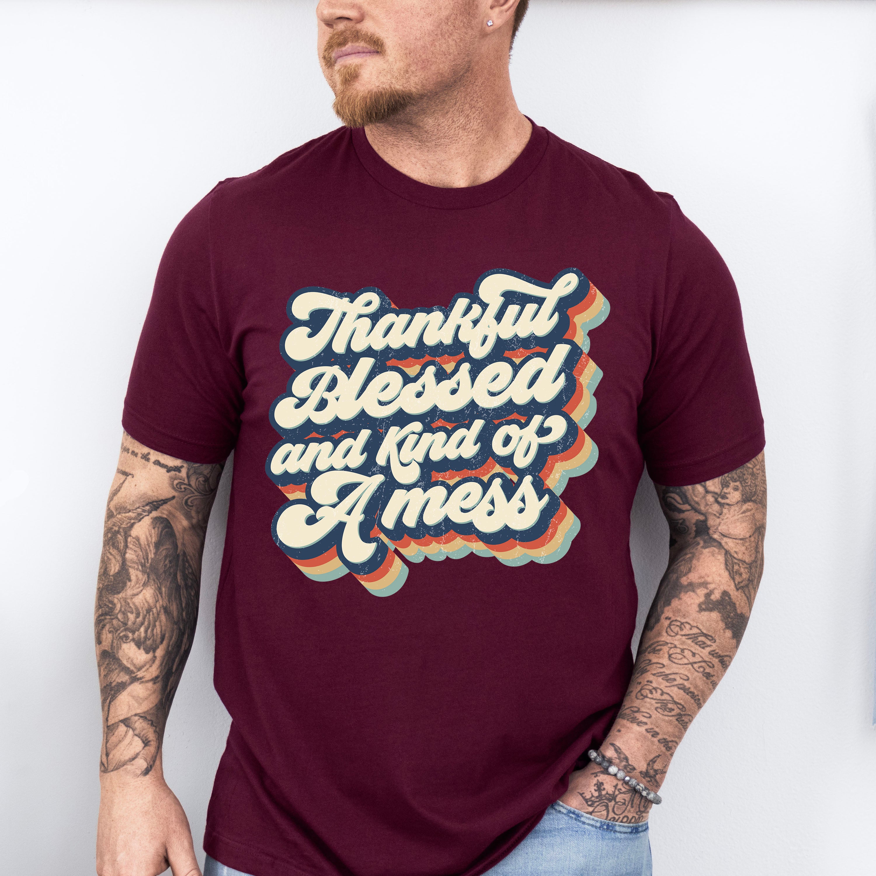 Kind Of A Mess - Thanksgiving Unisex Crewneck T-Shirt Sweatshirt Hoodie
