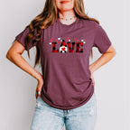 Love Gnome Red Plaid - Valentine's Day Unisex Crewneck T-Shirt Sweatshirt Hoodie