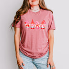 Love Gnomes Holding Hearts - Valentine's Day Unisex Crewneck T-Shirt Sweatshirt Hoodie