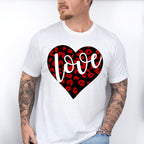 Love Black And Red Heart - Valentine's Day Unisex Crewneck T-Shirt Sweatshirt Hoodie