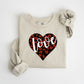 Love Black And Red Heart - Valentine's Day Unisex Crewneck T-Shirt Sweatshirt Hoodie