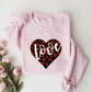 Love Black And Red Heart - Valentine's Day Unisex Crewneck T-Shirt Sweatshirt Hoodie