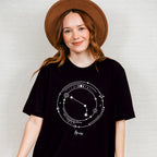Aries Constellation Design - Zodiac Unisex Crewneck T-Shirt Sweatshirt Hoodie