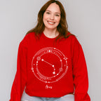 Aries Constellation Design - Zodiac Unisex Crewneck T-Shirt Sweatshirt Hoodie