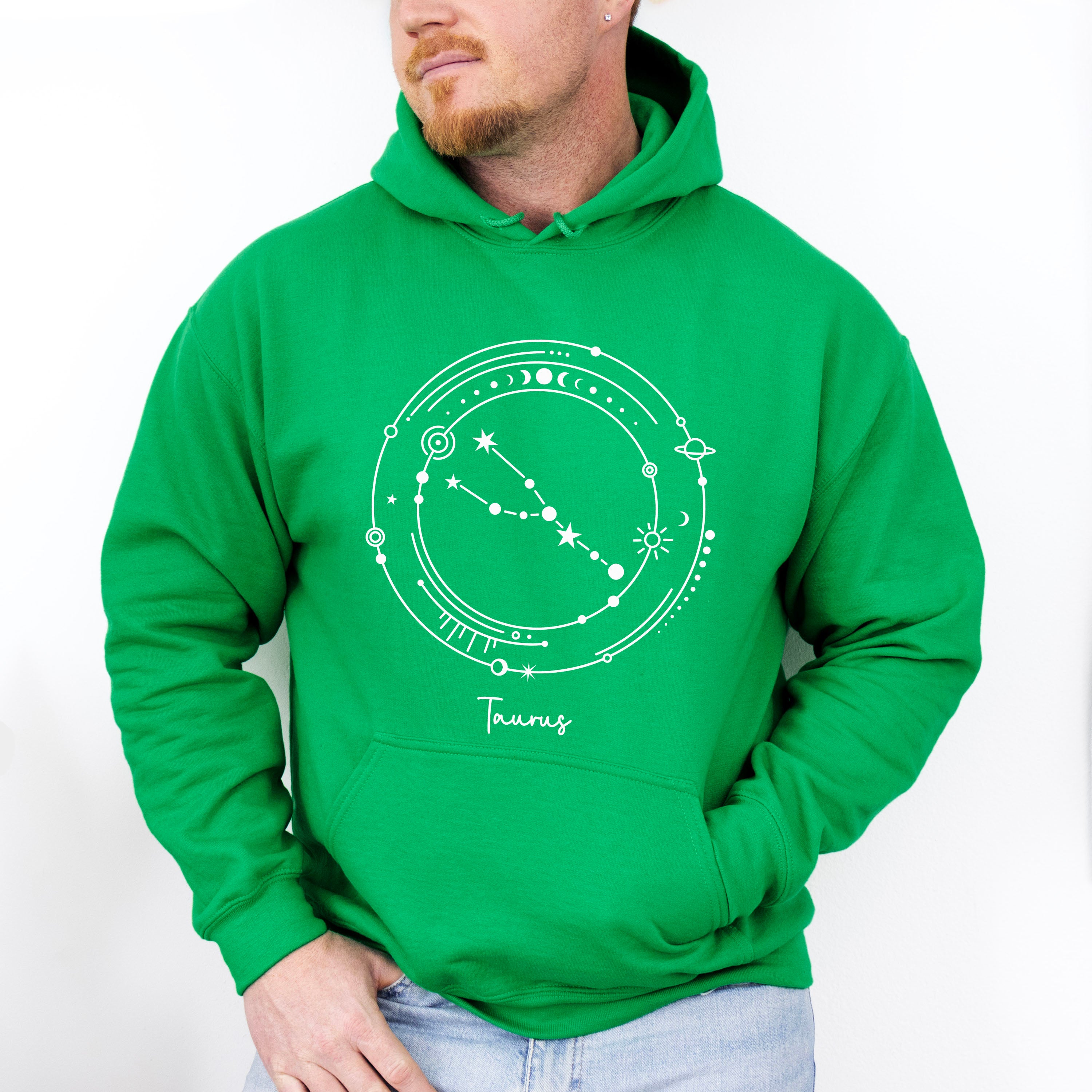 Taurus Constellation Design - Zodiac Unisex Crewneck T-Shirt Sweatshirt Hoodie