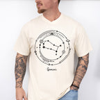 Gemini Constellation Design - Zodiac Unisex Crewneck T-Shirt Sweatshirt Hoodie