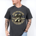 Heroes Wear Dog Tags And Combat Boots - Military Unisex Crewneck T-Shirt Sweatshirt Hoodie