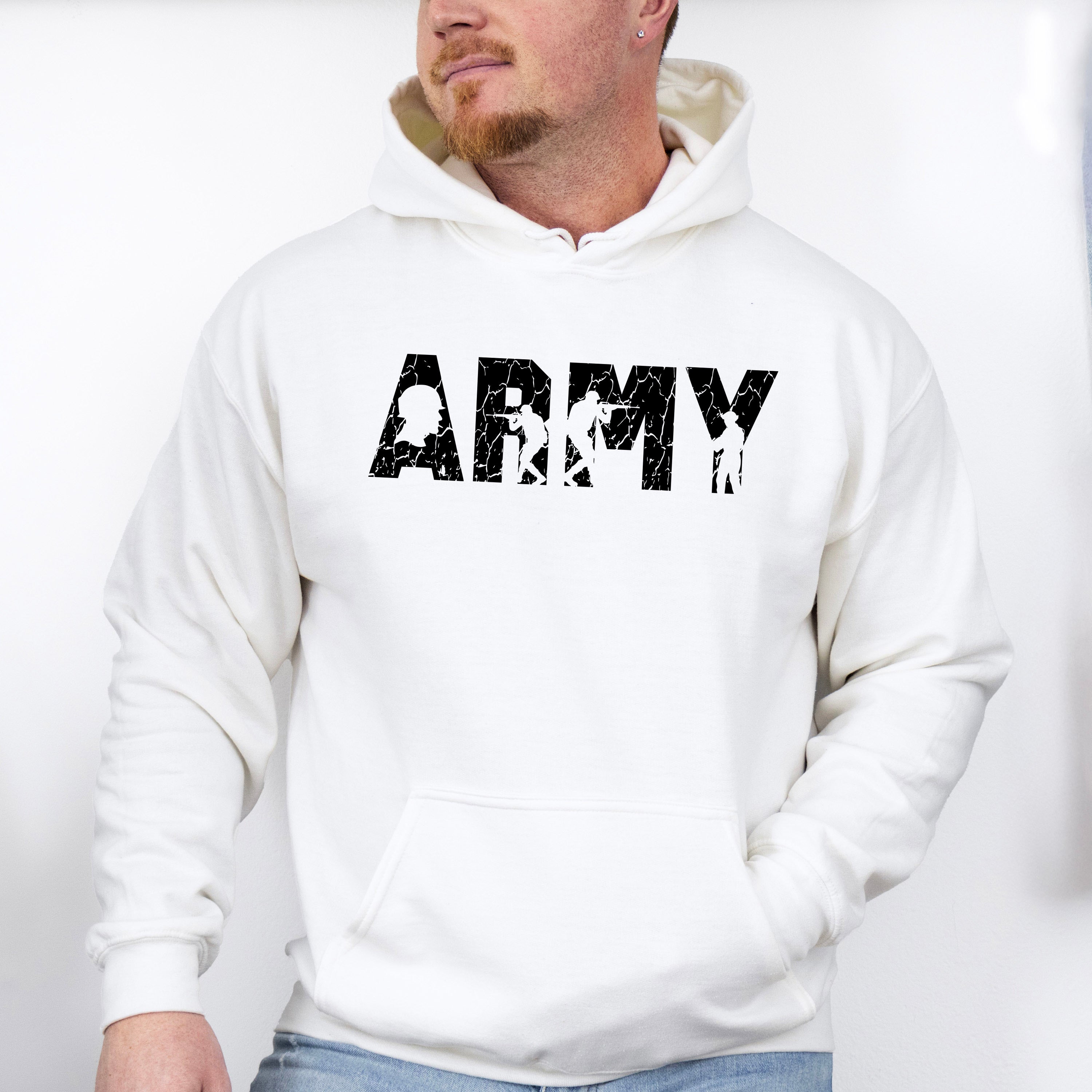 Army Dark Design - Military Unisex Crewneck T-Shirt Sweatshirt Hoodie