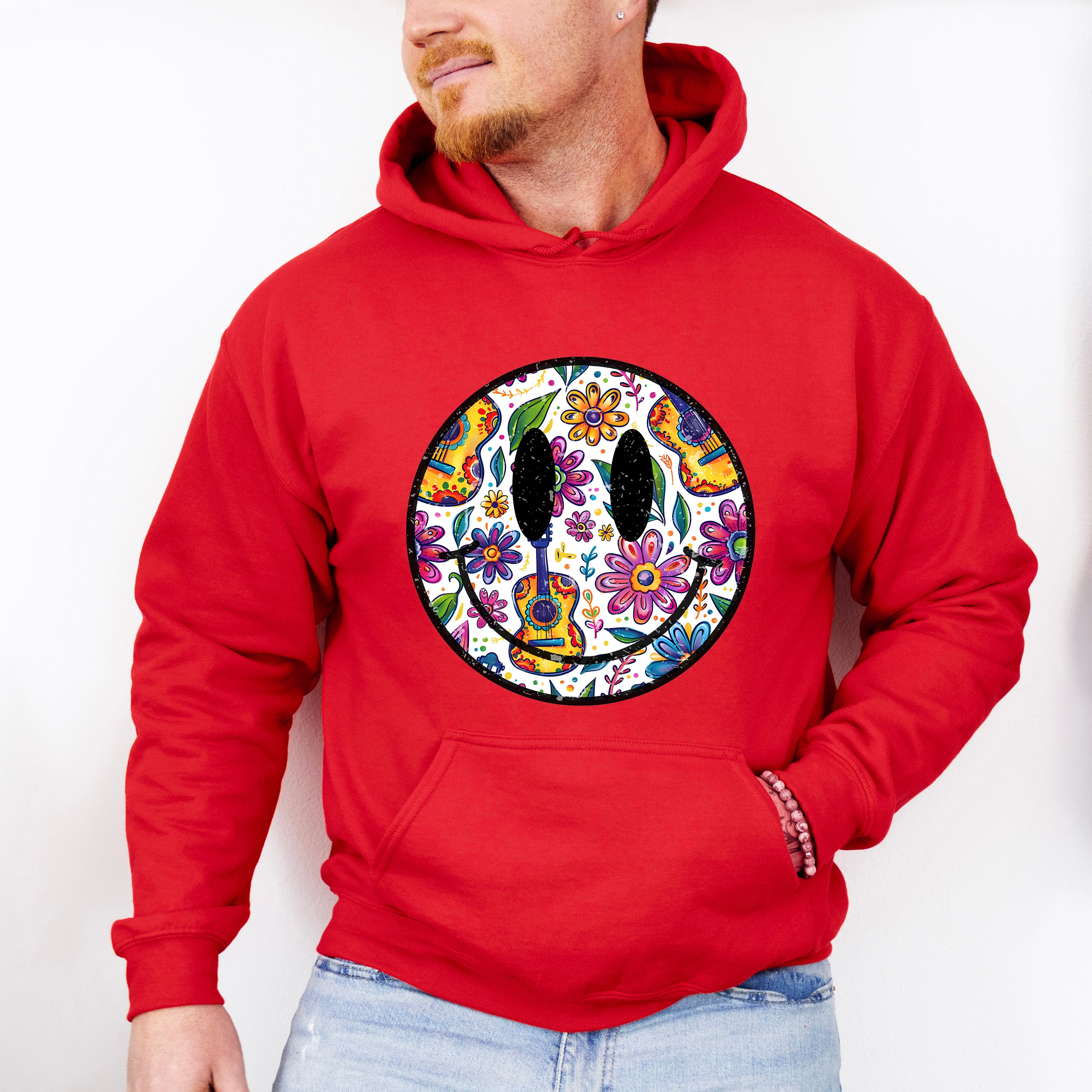 Smiley Cinco De Mayo Doodles - Cinco De Mayo Unisex Crewneck T-Shirt Sweatshirt Hoodie