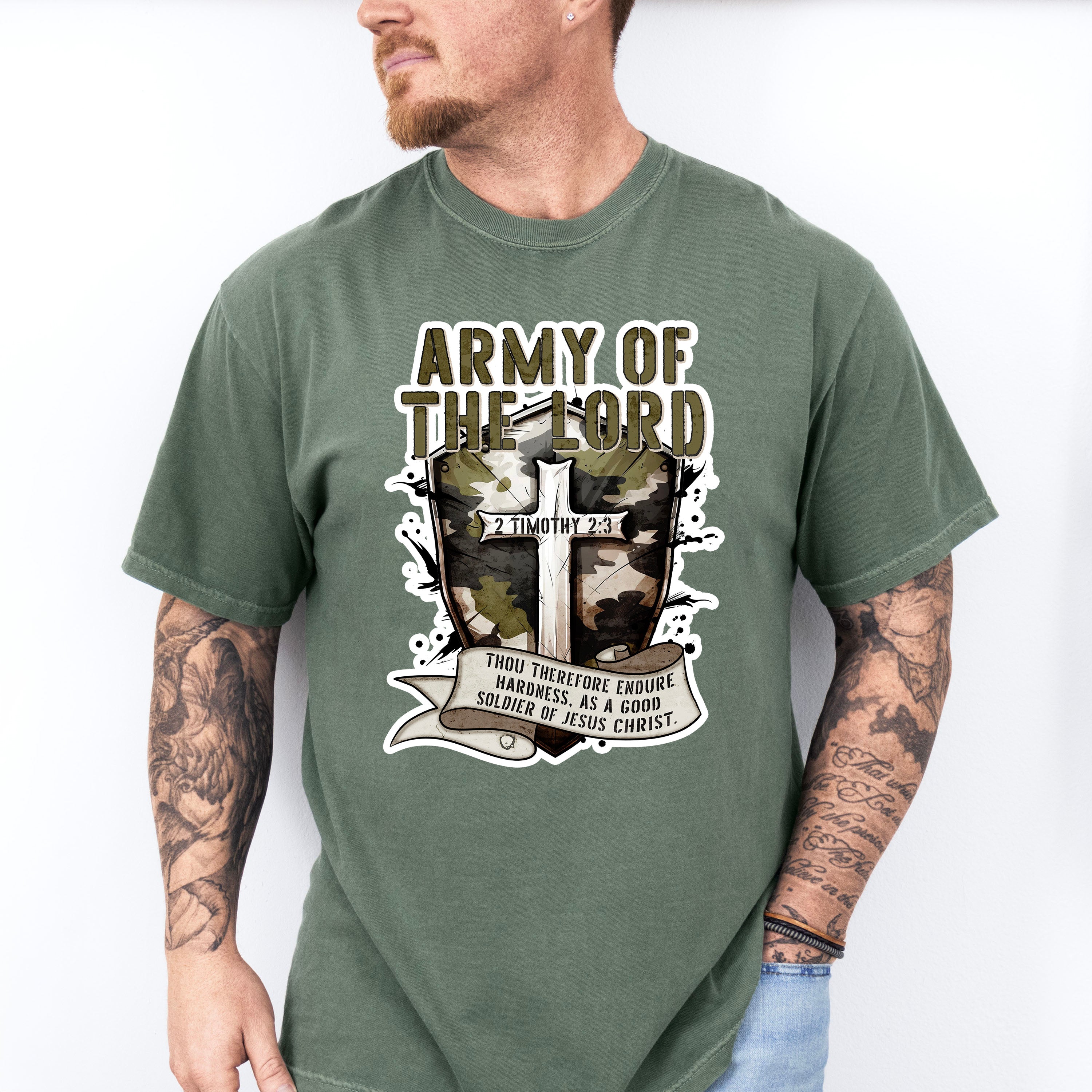 Army Of The Lord - Military Unisex Crewneck T-Shirt Sweatshirt Hoodie