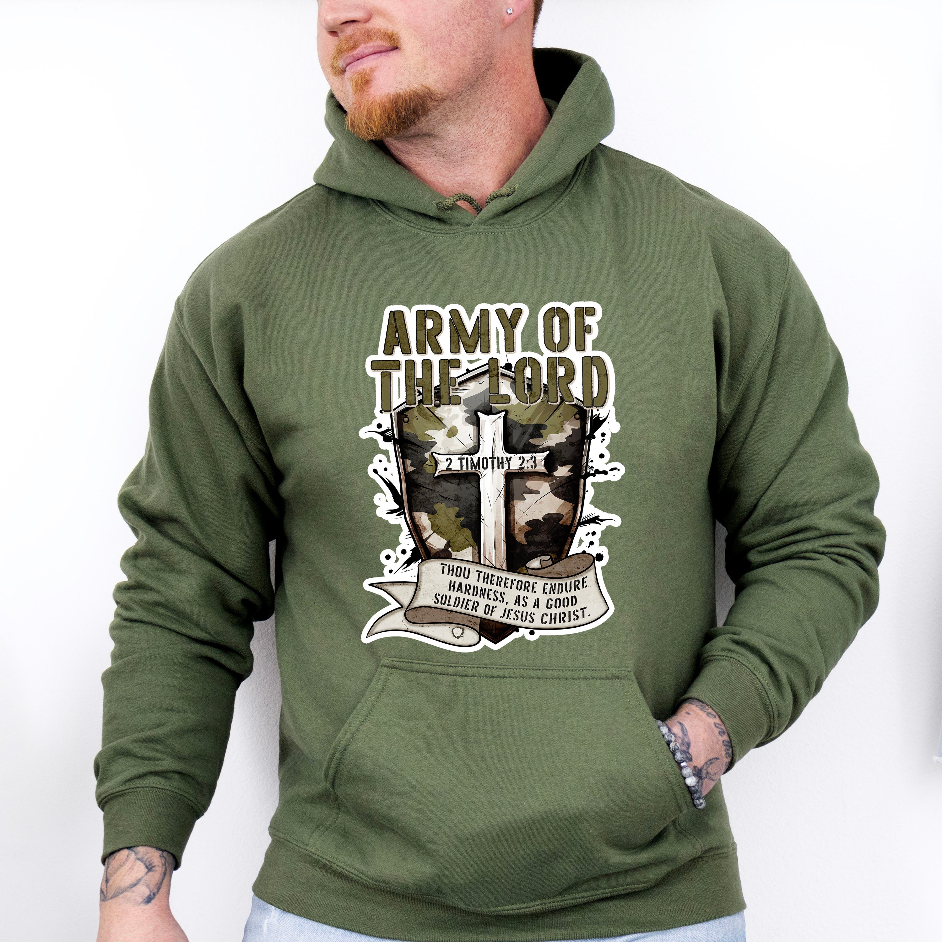 Army Of The Lord - Military Unisex Crewneck T-Shirt Sweatshirt Hoodie