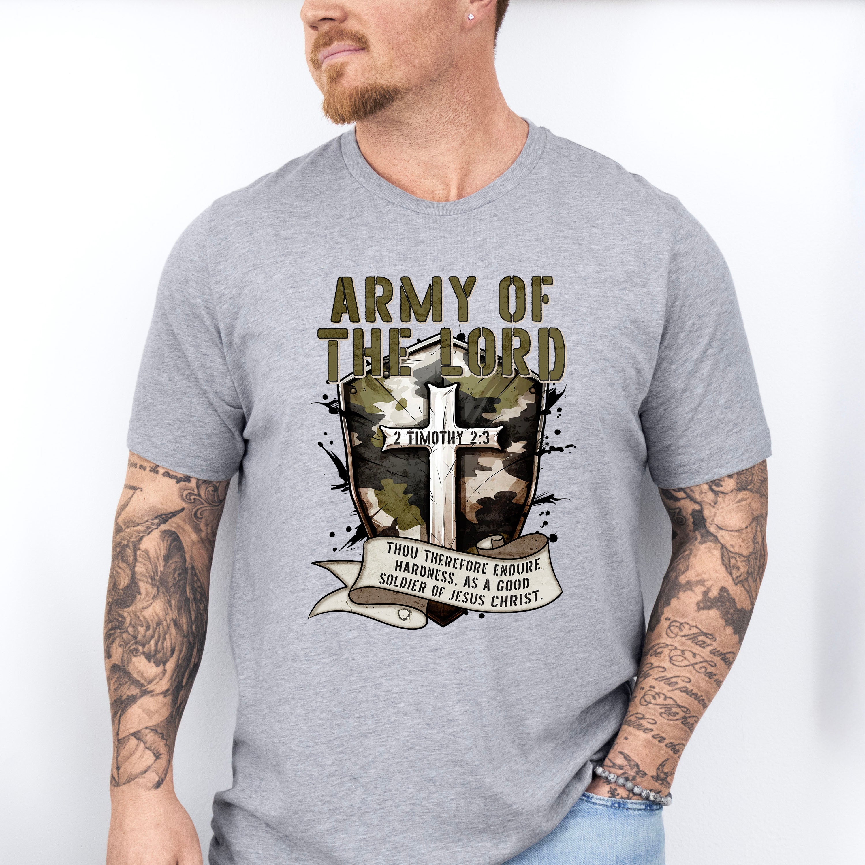 Army Of The Lord - Military Unisex Crewneck T-Shirt Sweatshirt Hoodie